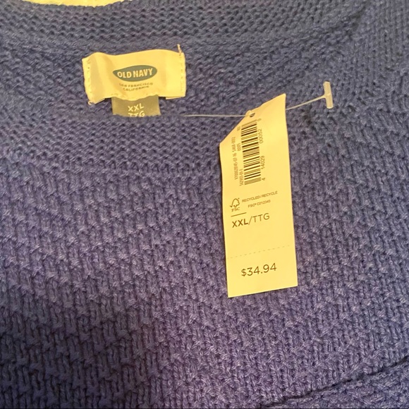 Old Navy cobalt blue sweater - Picture 3 of 3